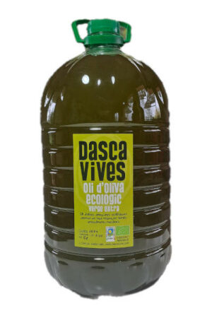 Aceite de oliva ecológico virgen extra del Celler Dasca Vives